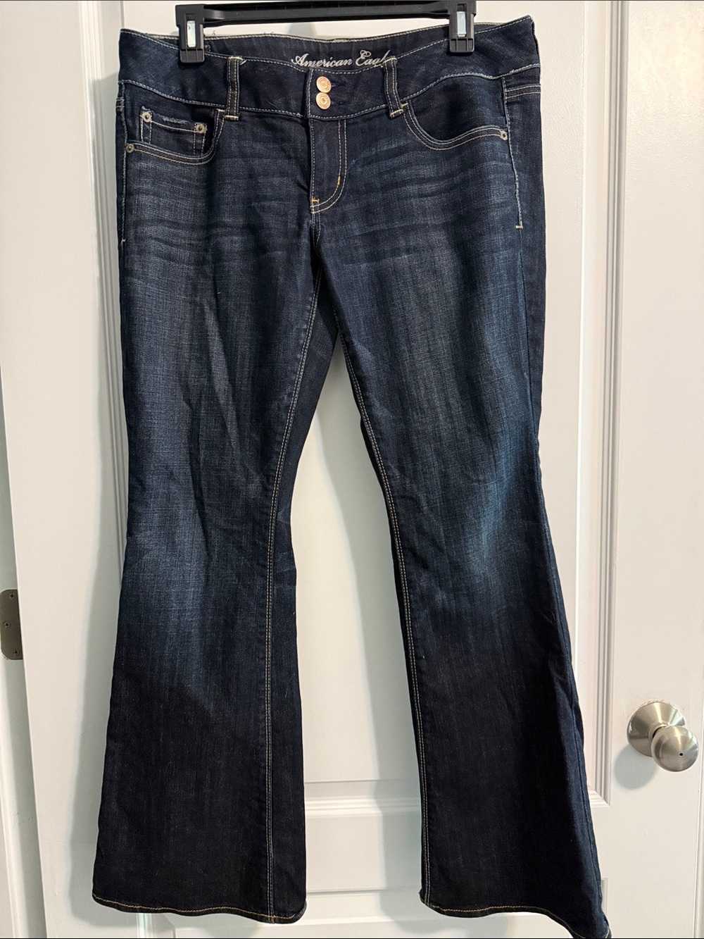 American Eagle Outfitters Dark Blue Flare Jeans